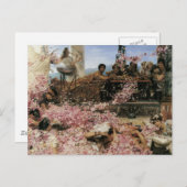 ヘリオガバルスのバラ, 1888 ポストカード (正面/裏面)