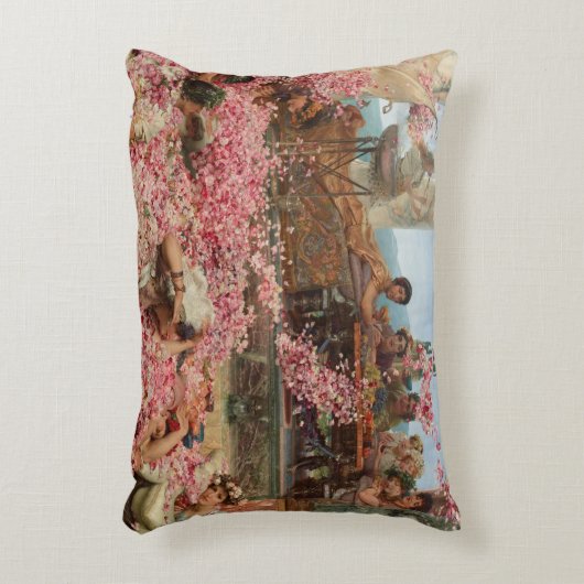 ヘリオガバルス・サー・ローレンス・アルマ・タデマのバラ アクセントクッション (正面(垂直))
