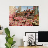 ヘリオガバルス・サー・ローレンス・アルマ・タデマのバラ ポスター (ホームオフィス)