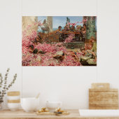 ヘリオガバルス・サー・ローレンス・アルマ・タデマのバラ ポスター (キッチン)