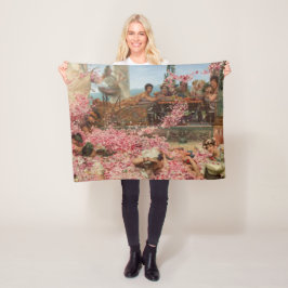 ヘリオガバルス（古代ローマのラグジュアリー）のバラ フリースブランケット