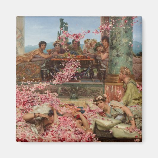 ヘリオガバルス（古代ローマのラグジュアリー）のバラ マグネット (正面)