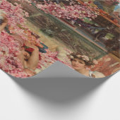 ヘリオガバルス（古代ローマのラグジュアリー）のバラ ラッピングペーパー (角)