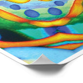 ヘリオスキネティックコラージュ万華鏡のように千変万化するパターンポスター ポスター (角)