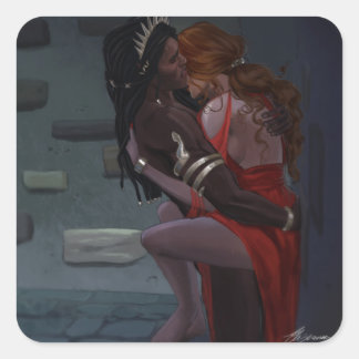 ヘリオンと秋の女 スクエアシール