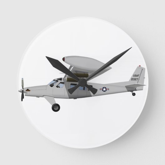 ヘリオAU-24スタリオン451451 ラウンド壁時計 (正面)