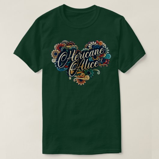 ヘリカネヴィネットヴィンテージ色 Tシャツ (デザイン正面)