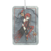 ヘリキン – ダークジェスターゴシックイラストレーション カーエアーフレッシュナー (正面)