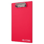 ヘリコニアの赤い色名 クリップボード (左)