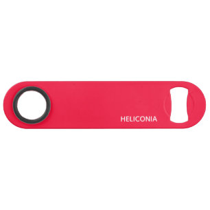 ヘリコニアの赤い色名 スピード栓抜き