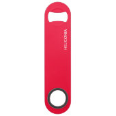 ヘリコニアの赤い色名 スピード栓抜き (正面)