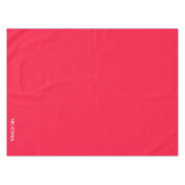 ヘリコニアの赤い色名 テーブルクロス (正面(横))