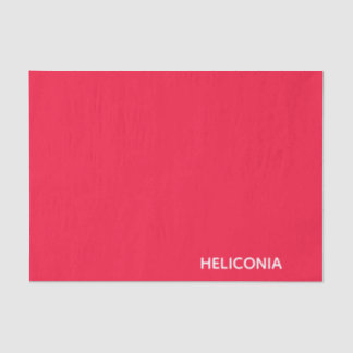 ヘリコニアの赤い色名 薄葉紙