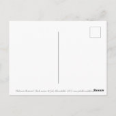 ヘリコニアロストラタトロピカルフラワーズブラック ポストカード (裏面)