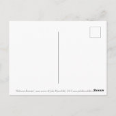 ヘリコニアロストラタトロピカルフラワーフローラアートティール(緑がかった色) ポストカード (裏面)