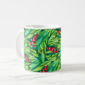 ヘリコニア熱帯フローラ コーヒーマグカップ (正面左)