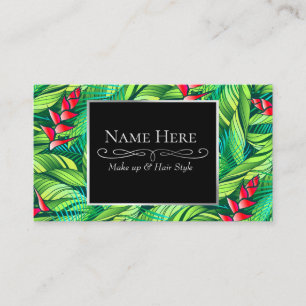 ヘリコニア熱帯フローラ 名刺