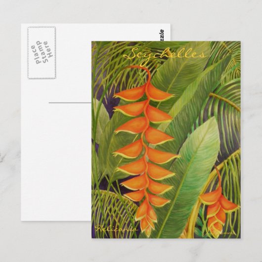 ヘリコニア ポストカード (正面/裏面)