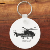 ヘリコプタキーチェーン キーホルダー (正面)