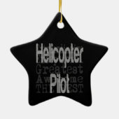 ヘリコプタパイロット超常者 セラミックオーナメント (裏面)