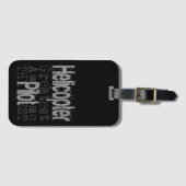 ヘリコプタパイロット超常者 ラゲッジタグ (正面横)