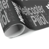 ヘリコプタパイロット超常者 ラッピングペーパー (ロールコーナー)