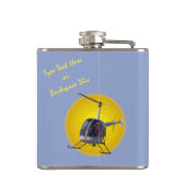 ヘリコプタフラスカスタマイズプリ飲料フラスコ フラスク (裏面)