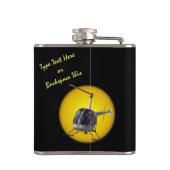 ヘリコプタフラスカスタマイズプリ飲料フラスコ フラスク (裏面)