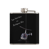 ヘリコプタフラスカスタマイズプリ飲料フラスコ フラスク (裏面)