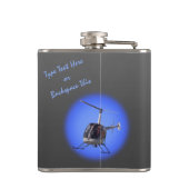 ヘリコプタフラスカスタマイズプリ飲料フラスコ フラスク (裏面)