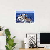 ヘリコプターがフライトデッキを空にする ポスター (ホームオフィス)