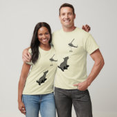 ヘリコプターでの完全な犬の御馳走空輸 Tシャツ (ユニセックス)