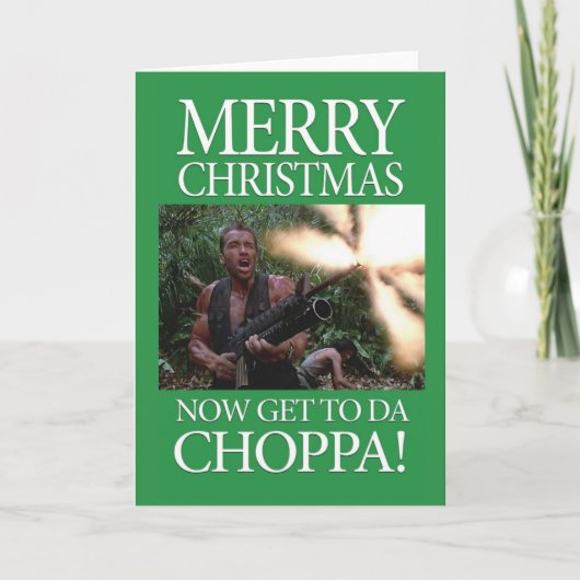 ヘリコプターに乗れ カード (正面)