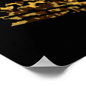 ヘリコプターのパフボールキノコ ポスター (角)