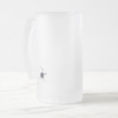 ヘリコプターのビールグラス飛んでいるチョッパーのマグ フロストグラスビールジョッキ (正面左)