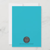 ヘリコプターのベビーシャワーの招待状 招待状 (裏面)