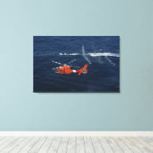 ヘリコプターの乗組員が訓練する キャンバスプリント (インサイチュ (ウッドフロア))