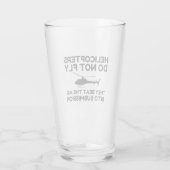 ヘリコプターの提出 タンブラーグラス (裏面)