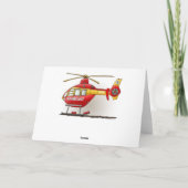 ヘリコプターの救急車 シーズンカード (裏面)