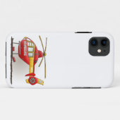 ヘリコプターの救急車 Case-Mate iPhoneケース (裏面(横))