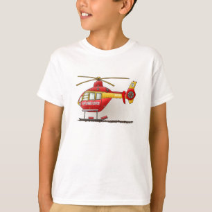 ヘリコプターの救急車 Tシャツ