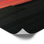 ヘリコプターの日の出 ポスター (角)