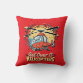 ヘリコプターの枕を乗り越える クッション (裏面)