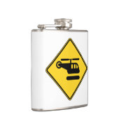 ヘリコプターの注意標識 フラスク (右)