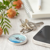 ヘリコプターの航空機 キーホルダー (側面)