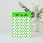 ヘリコプターの誕生日パーティーお礼メッセージ ポストカード (スタンド正面)