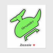 ヘリコプターの誕生日パーティーの好意 シール (シート)