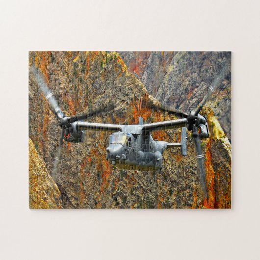 ヘリコプターオスプレイcv-22 ジグソーパズル (横)