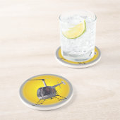 ヘリコプターコースター かっこいい ヘリコプター 記念品 コースター (側面)