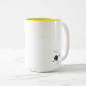 ヘリコプターコーヒーマグクールヘリコプターカップ&ギフト ツートーンマグカップ (正面右)